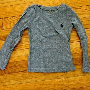 Gender neutral long sleeved polo shirt 3t
